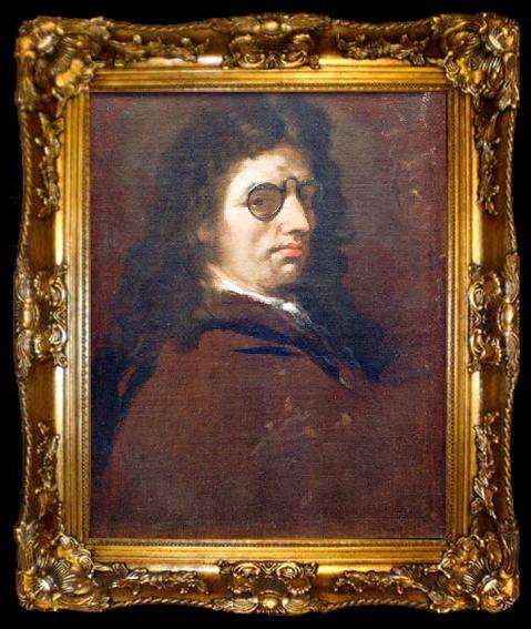 framed  Luca  Giordano Self portrait, ta009-2